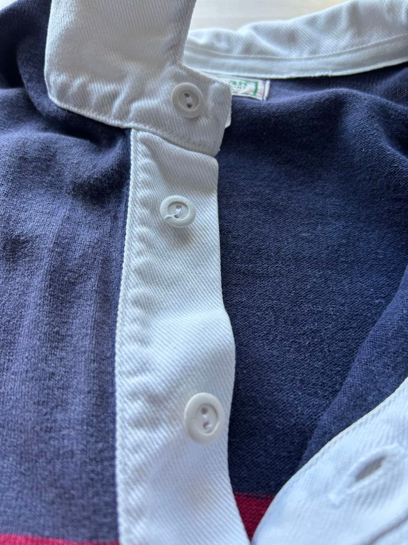 80s-90s L.L.Bean ラグビーシャツsize:M USA製
