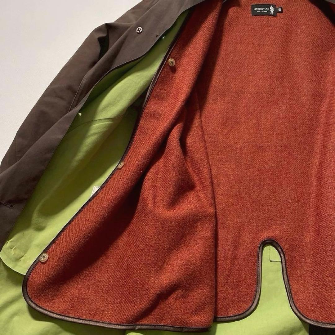 【サンドウカズト】マッキントッシュ ダンケルド ゴム引きコート 38
