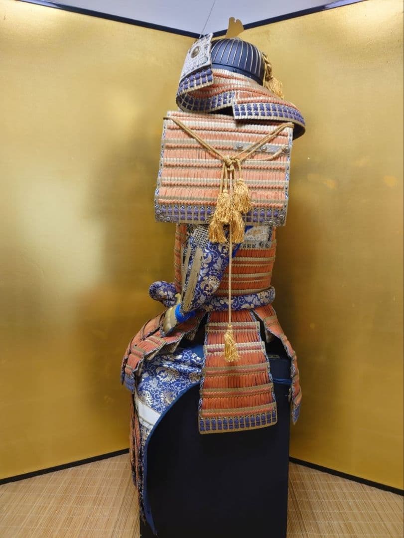 全国送料無料☆緋縅本小札大鎧☆等身大大鎧一領☆鎧兜・甲冑 - メルカリ