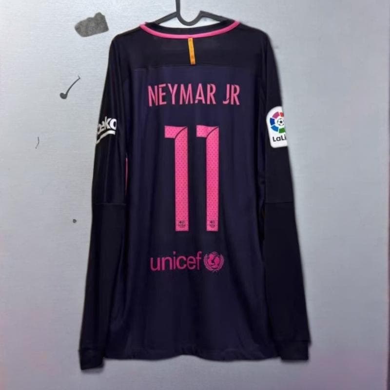 NEYMAR JR 11番 バルセロナ 長袖 シャツ NEYMAR JR 11番 バルセロナ