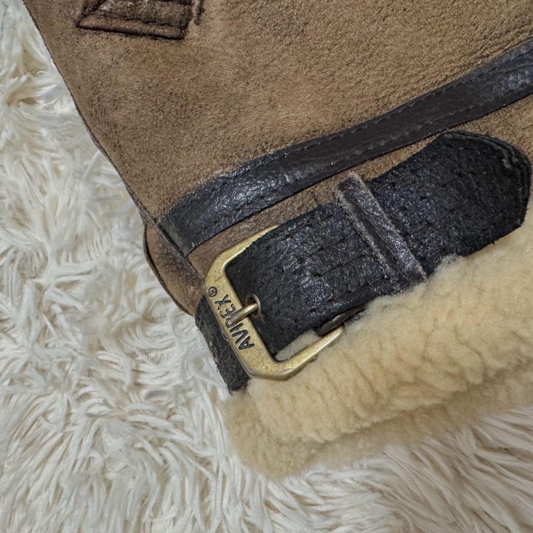 AVIREX B-3 フライトジャケット　USA製　40 ボア　　　ムートン