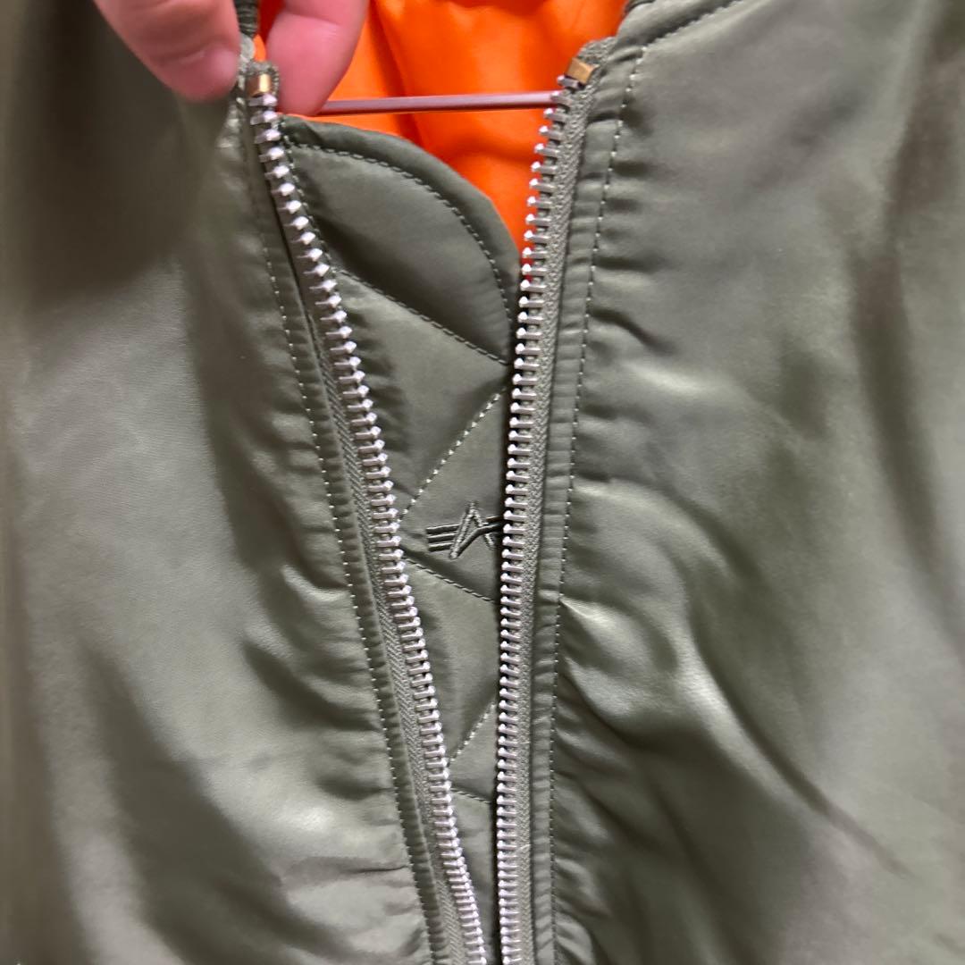 MA-1 フライトジャケット オリーブ 中綿 古着