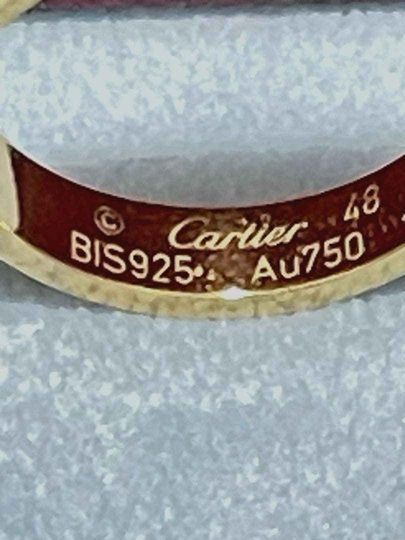 カルティエ ミニラブリング イエローゴールド 美品#48号 一週間限定