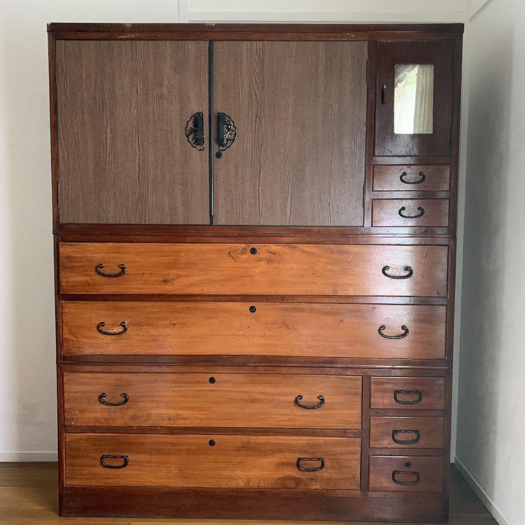 昭和レトロ タンス 骨董 - メルカリ