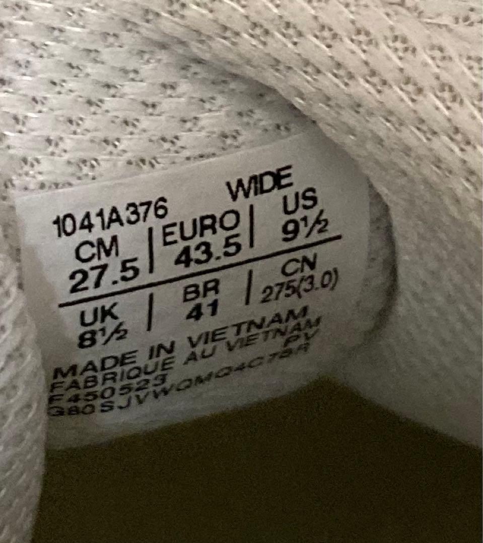 アシックス ゲルレゾリューション 9 27.5cmオールコートWIDE テニス