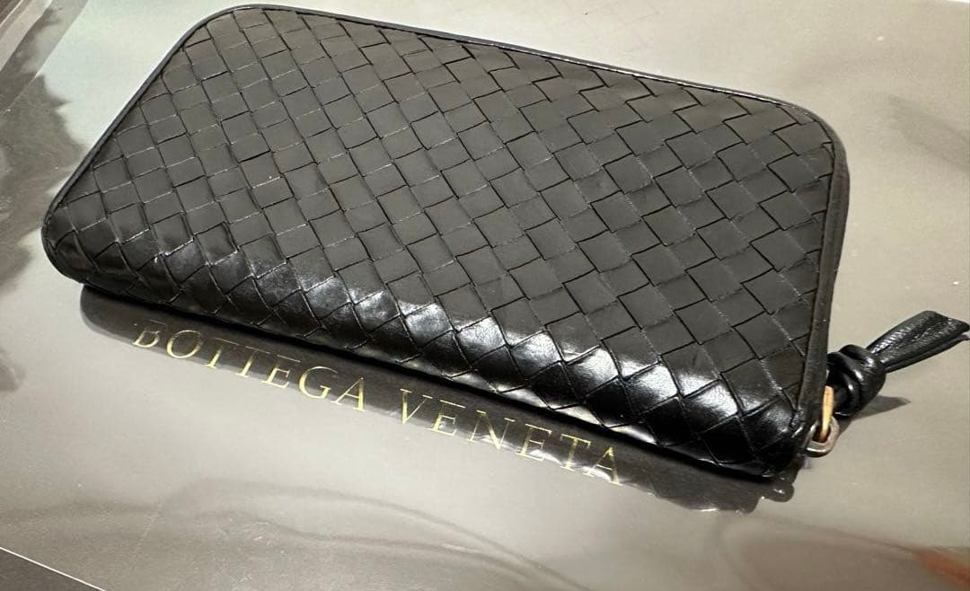 【付属品付】ボッテガヴェネタ ラウンドファスナー/ラム/黒/2️⃣✨✨✨