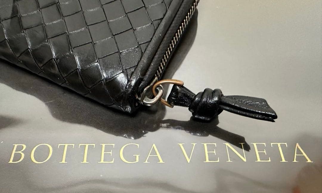 【付属品付】ボッテガヴェネタ ラウンドファスナー/ラム/黒/2️⃣✨✨✨