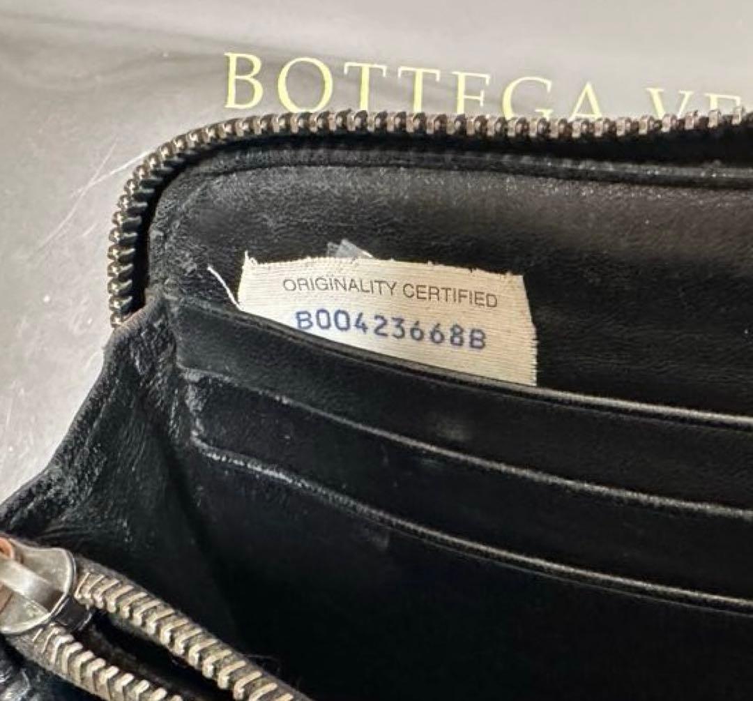 【付属品付】ボッテガヴェネタ ラウンドファスナー/ラム/黒/2️⃣✨✨✨
