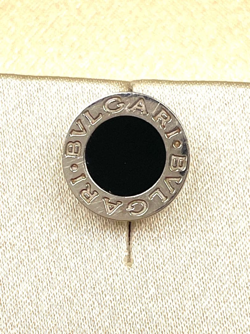 BVLGARI ブルガリ ブラック ピアス(片耳用) 750 K18 18金