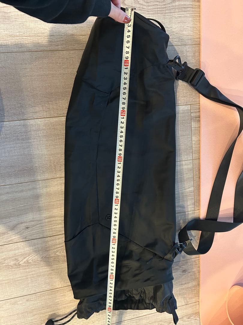 Lululemon ヨガマット ピンク、ヨガマットケース 黒色