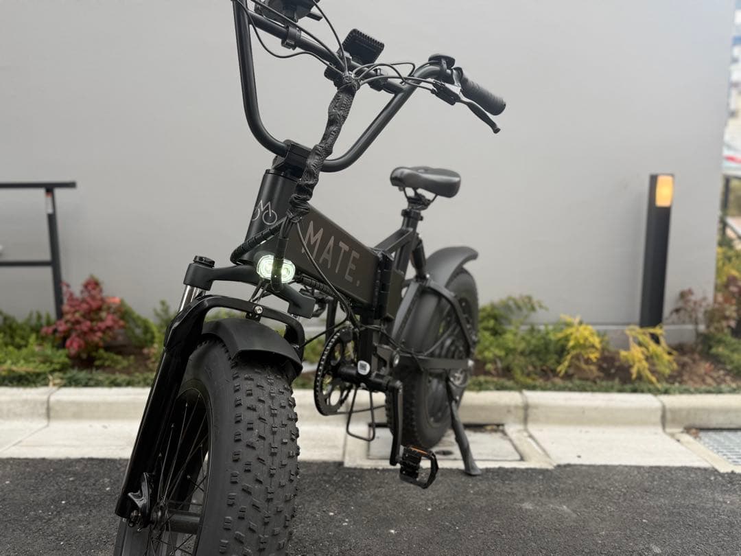 ほぼ美品MATE BIKE MATE X Eバイク メイトバイクブラックカラー 新品