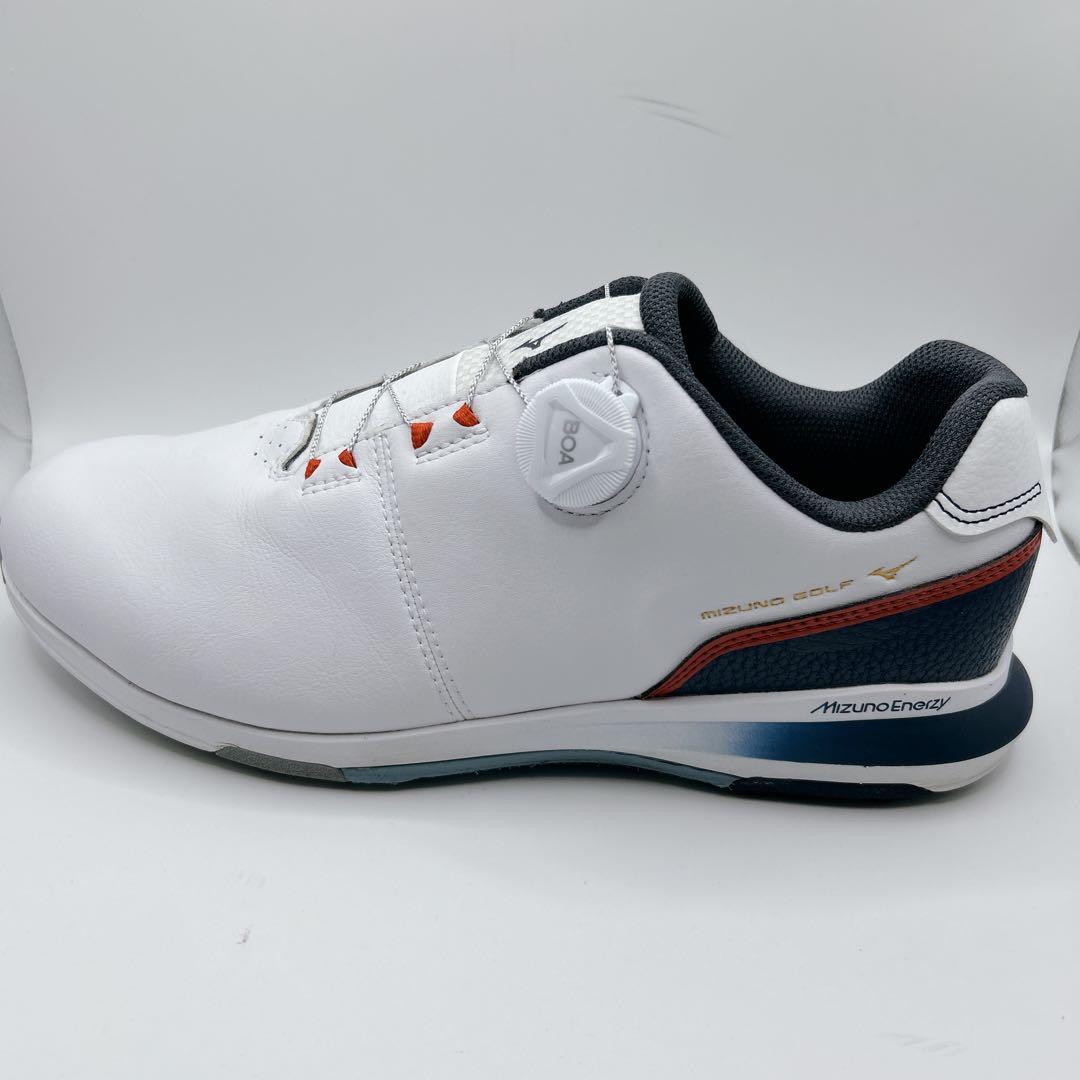 【美品】ミズノ ネクスライトエナジー ボア スパイクレス ゴルフシューズ 26㎝