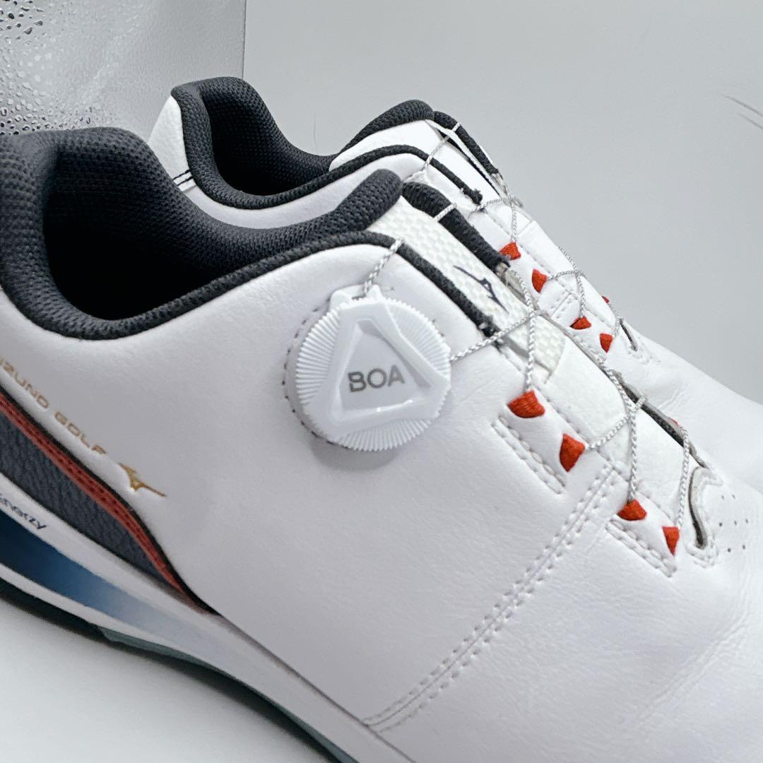 【美品】ミズノ ネクスライトエナジー ボア スパイクレス ゴルフシューズ 26㎝