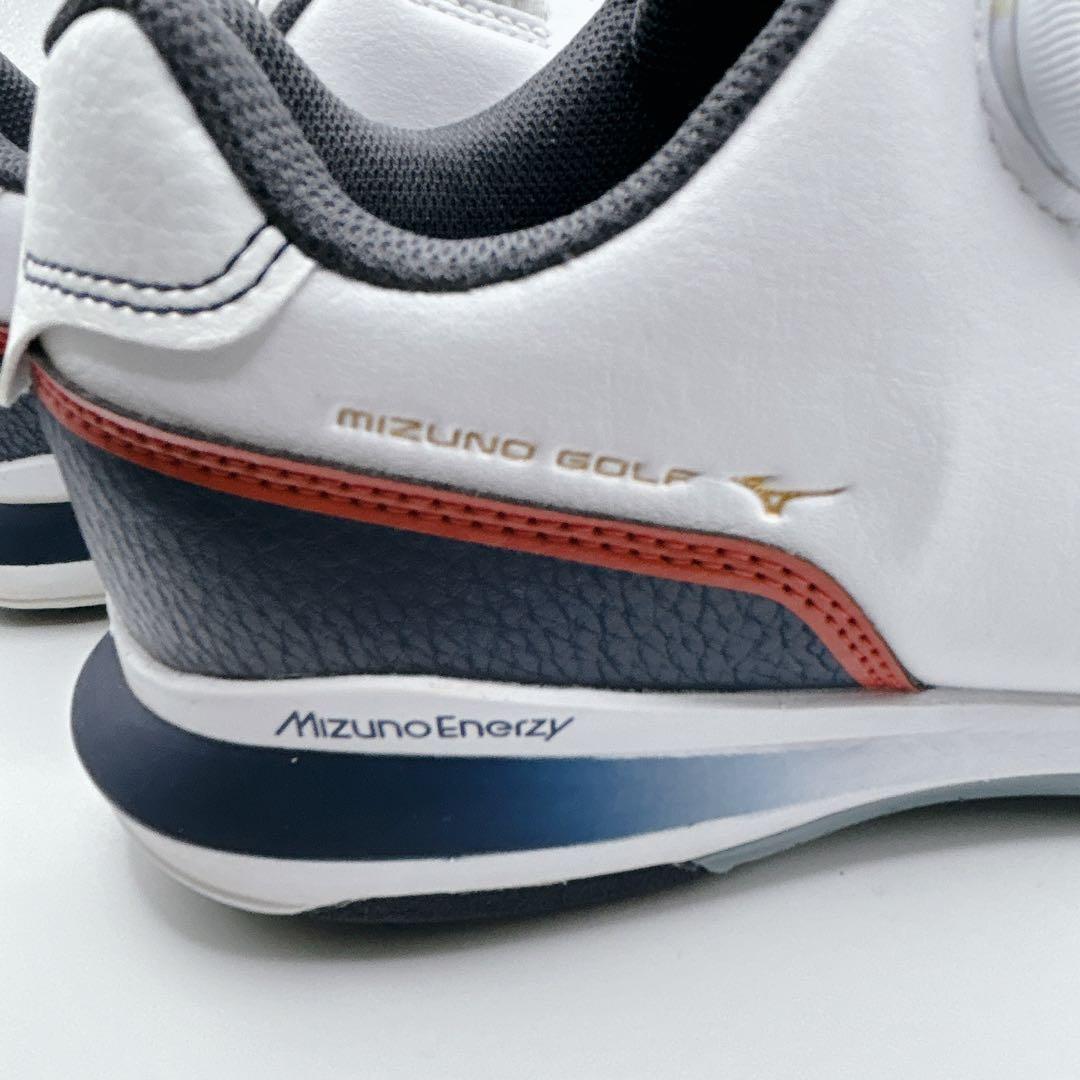 【美品】ミズノ ネクスライトエナジー ボア スパイクレス ゴルフシューズ 26㎝