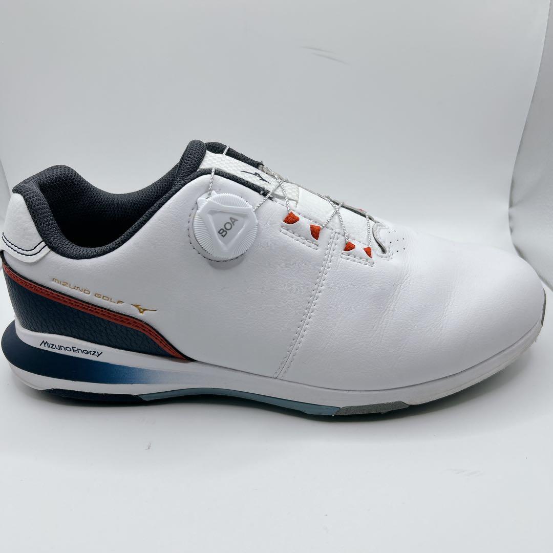 【美品】ミズノ ネクスライトエナジー ボア スパイクレス ゴルフシューズ 26㎝