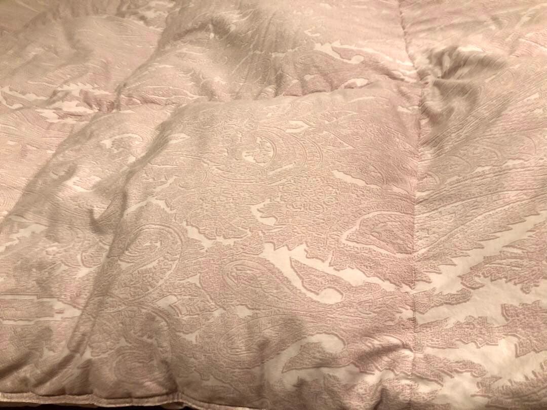 京都西川 ローズ羽毛 北極グースダウン 95% 超長綿100 ニ層 1.2k