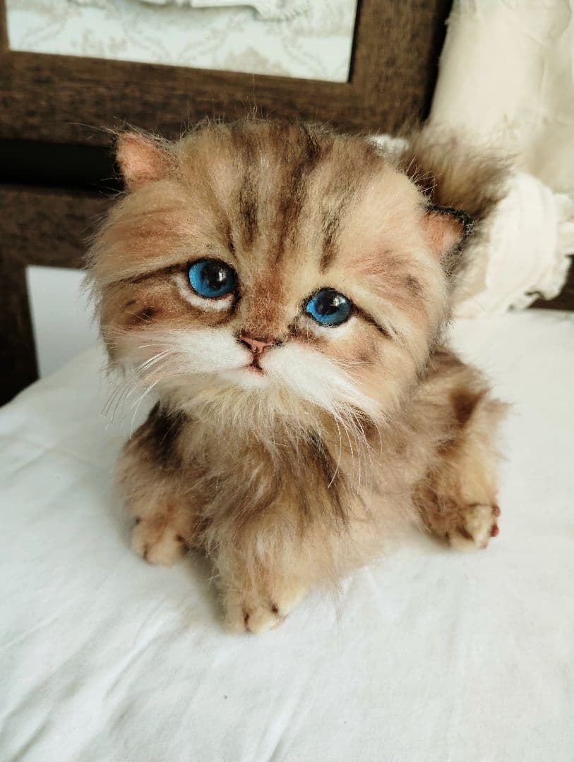 短足よちよちあんよ♡ミヌエット子猫ちゃん♡アートドール♡ぬいぐるみ♡