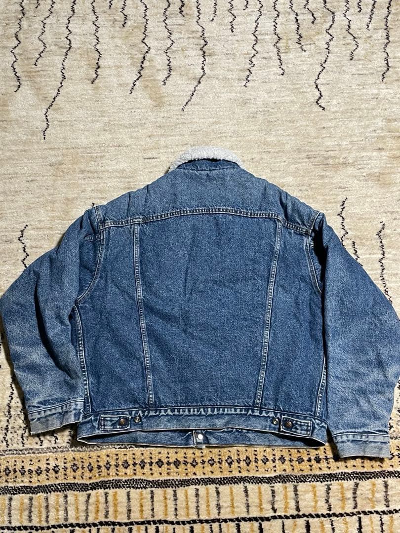 る*ら様 リーバイス 80s USA製 70609 デニムボアジャケット XL