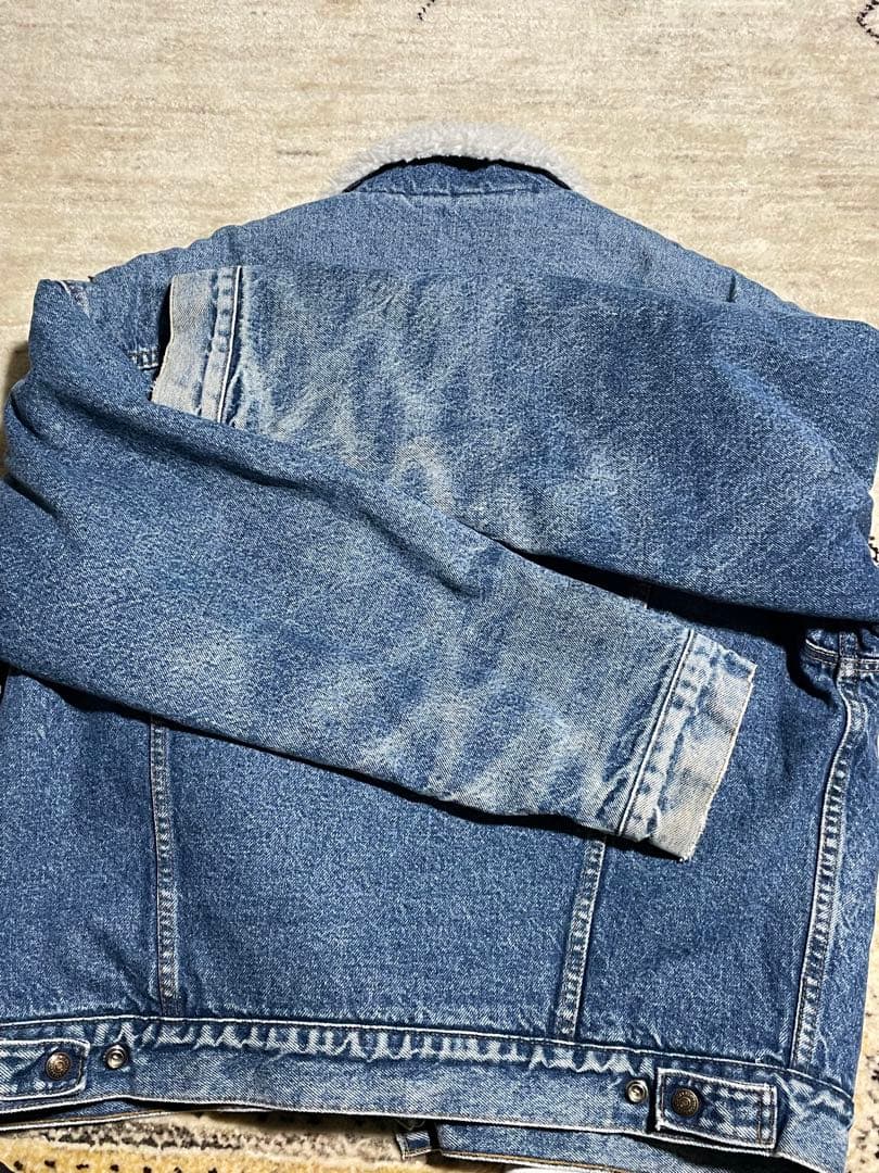 る*ら様 リーバイス 80s USA製 70609 デニムボアジャケット XL