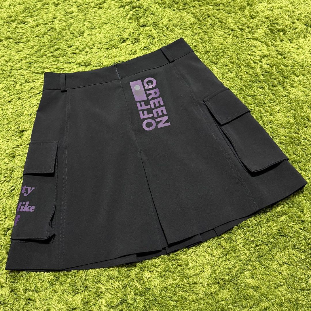 Off-Green Korea 韓国ゴルフウェア スカート Sサイズ ネイビー