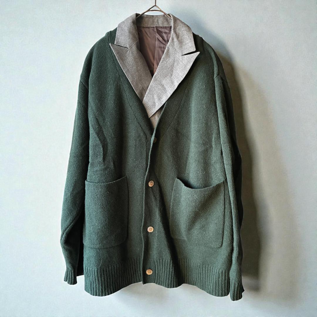 TTT MSW 22aw knit docking tailor jacket - メルカリ