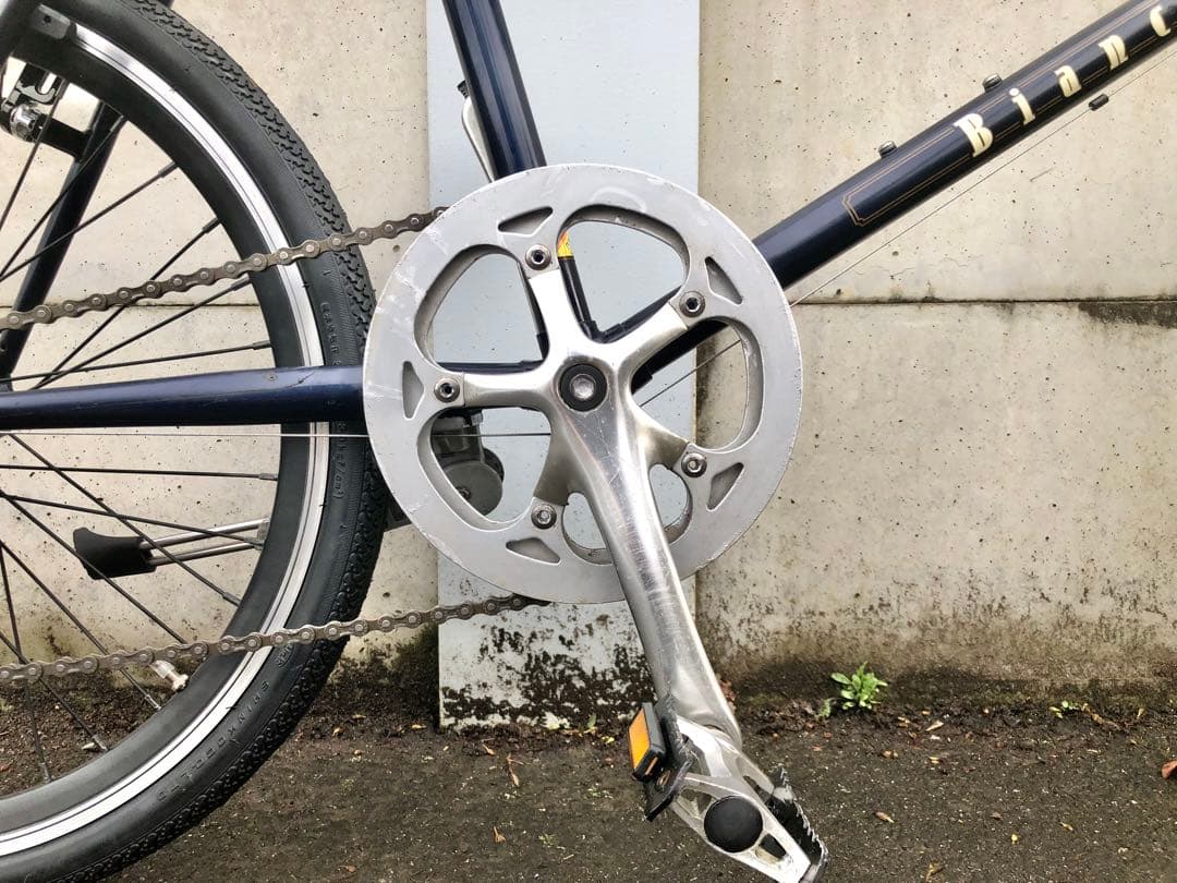 美品・部品新品】ビアンキ メルロー 7速 ミニベロ CT490mm 整備済