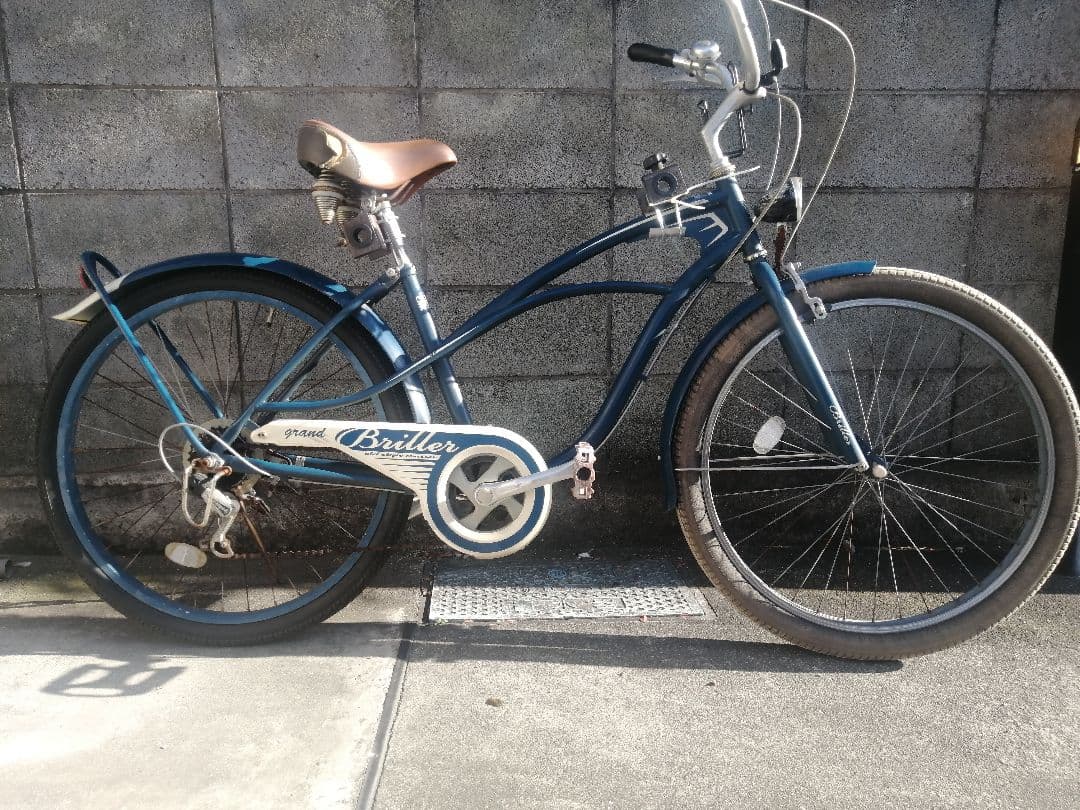 あさひビーチクルーザー26inch 6段変速 引取限定 - メルカリ