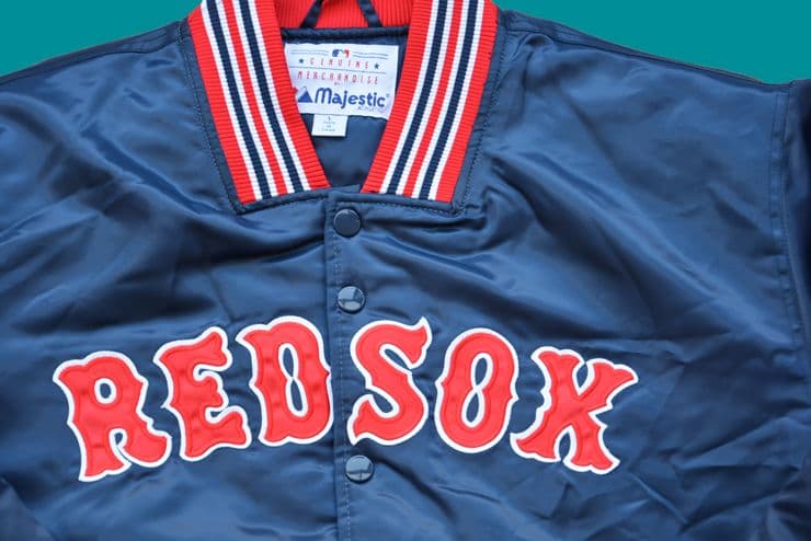 マジェスティック MLB ボストン レッドソックス スタジャン ジャケット M