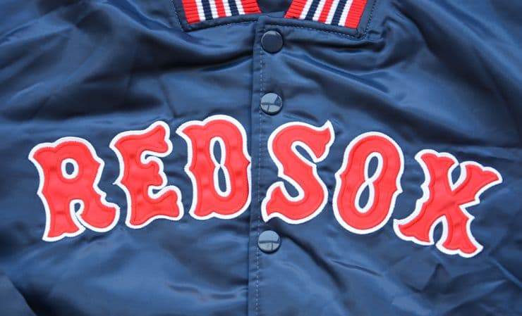 マジェスティック MLB ボストン レッドソックス スタジャン ジャケット M