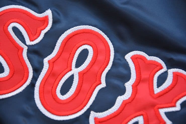 マジェスティック MLB ボストン レッドソックス スタジャン ジャケット M