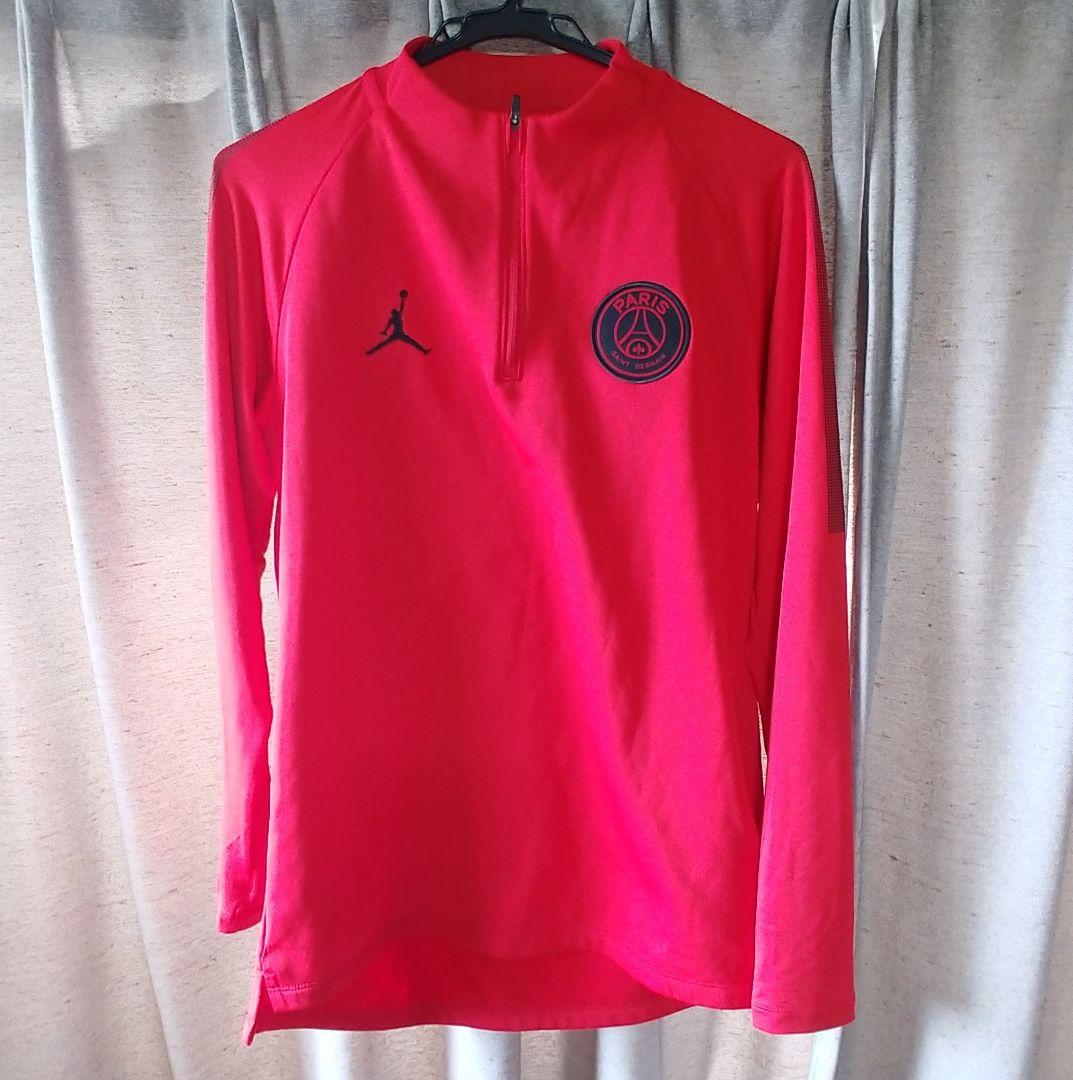 PSG JORDAN SQUAD DRILL setup 赤黒 上下　Mサイズ