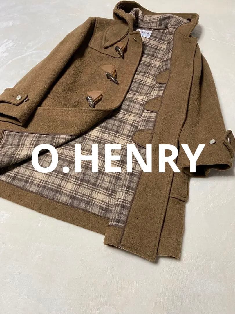 O.HENRYオーヘンリーダッフルコートブラウンロング - メルカリ