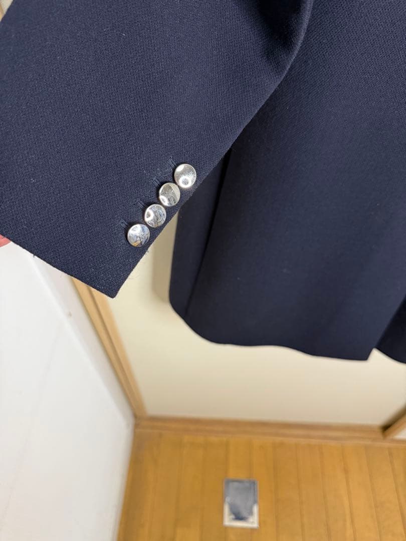 PRADA ネイビーダブルブレストコート