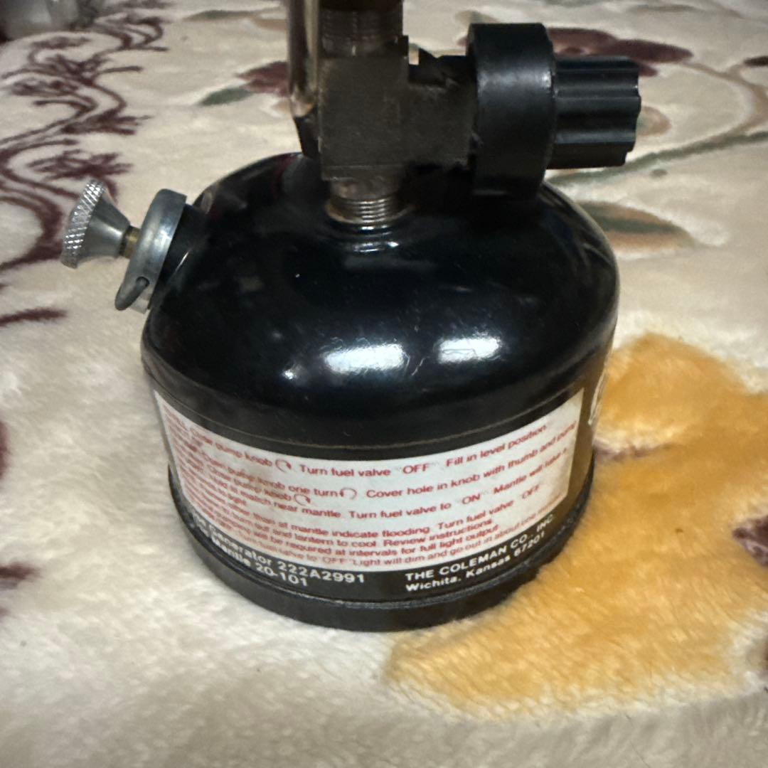コールマン Coleman 222B peak1 ランタン 89年1月 美品