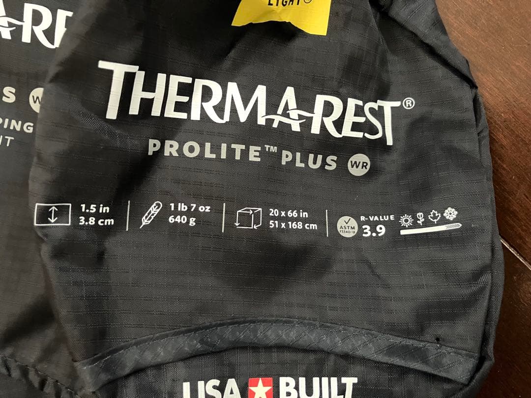 THERMAREST サーマレスト プロライトプラス WR