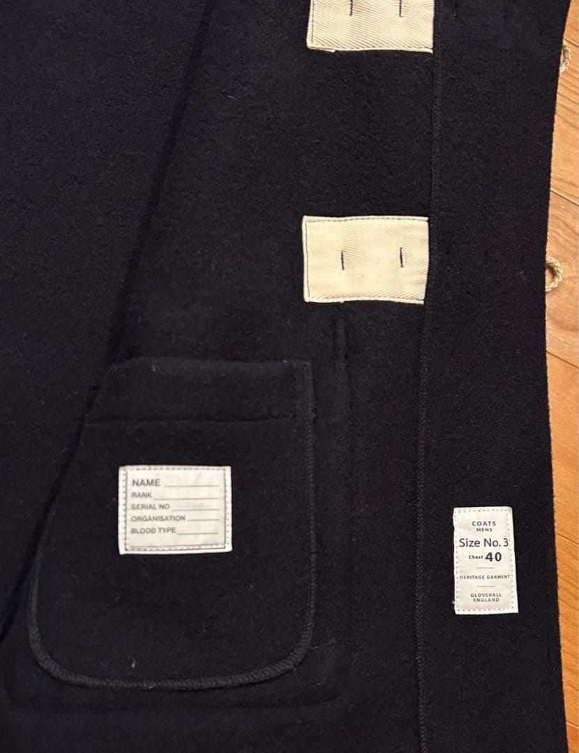 新品　GLOVERALL MONTY グローバーオール ダッフルコート　L