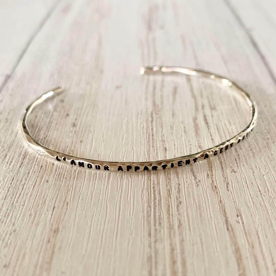 極美品】SERGE THORAVAL L'AMOUR 愛 バングル