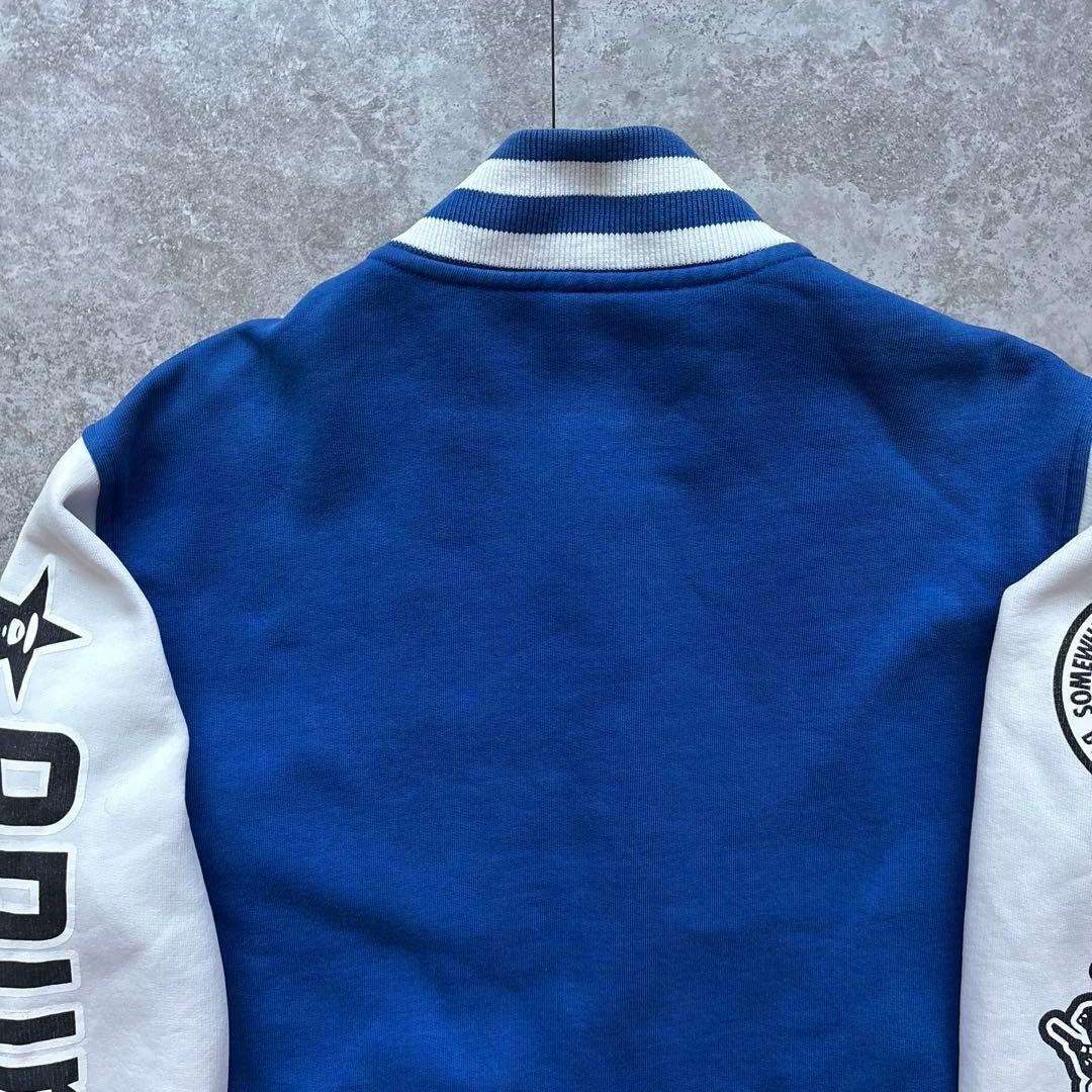 希少】A BATHING APE スタジャン スウェット ブルー M 裏起毛