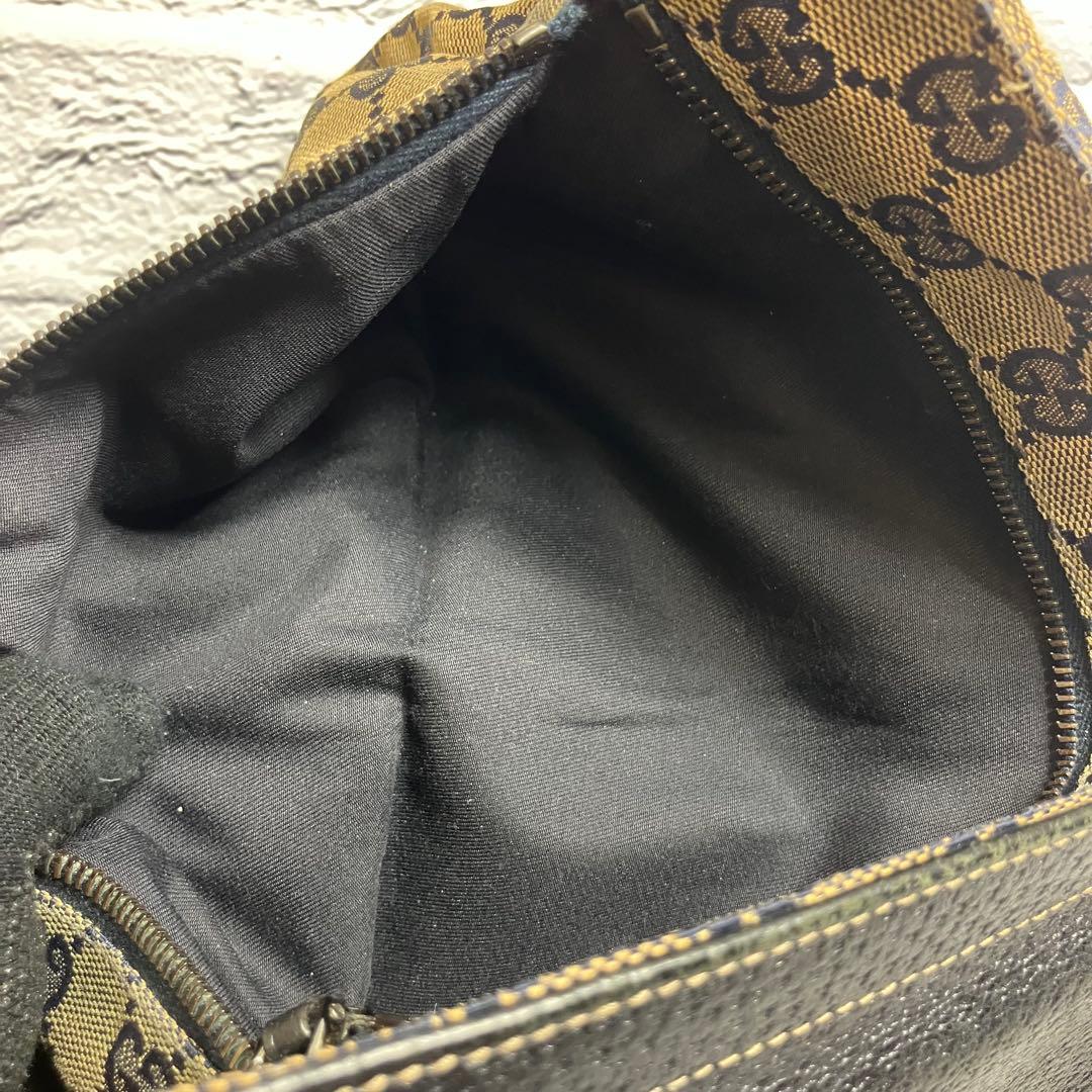 希少✨グッチ GGキャンバス シェリーライン ウエストポーチ ボディバッグ