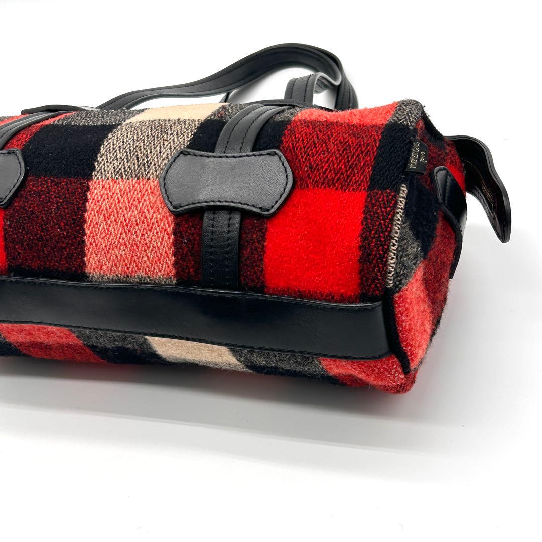 美品✨ PORTER ポーターガール ミニボストンバッグ チェック柄 レディース