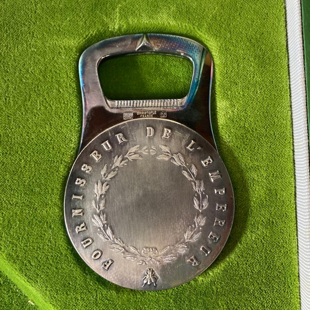 激レア品 クリストフル NAPOLEON ペーパーナイフ トレイ 栓抜き 銀仕上