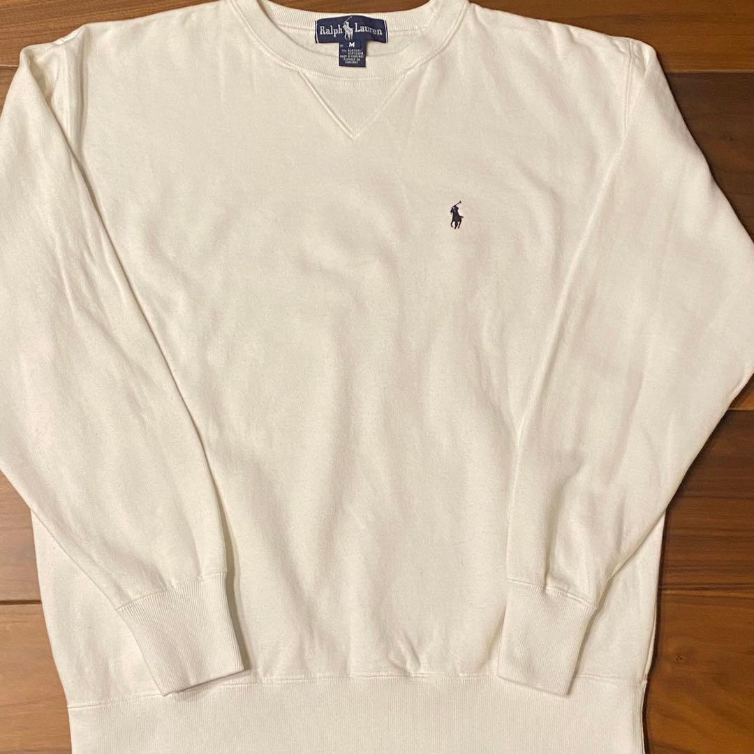 ポロ ラルフローレン スウェット 前V 90s y2k rrl ポロカントリー