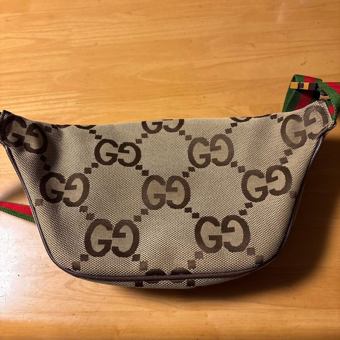 グッチ GUCCI ジャンボGG ベルトバッグ ボディバッグ シェリーライン