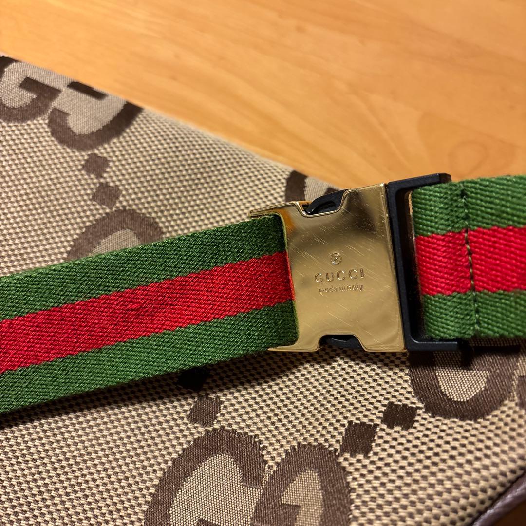 グッチ GUCCI ジャンボGG ベルトバッグ ボディバッグ シェリーライン