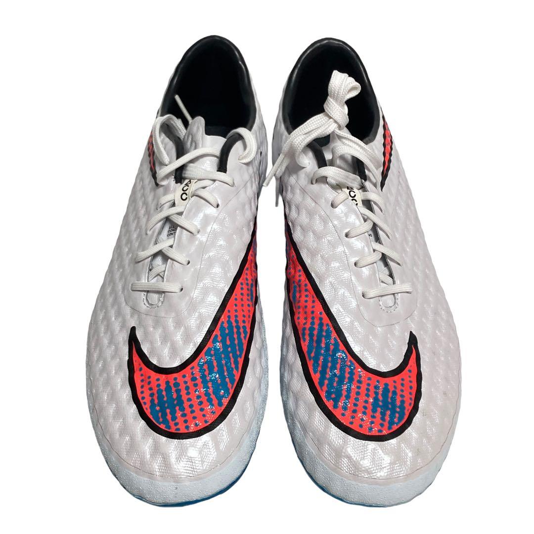 NIKE ハイパーヴェノム ファントム HG-E(ホワイト×ブルー) 26cm - メルカリ