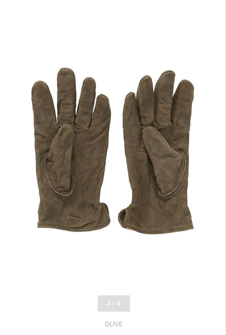 visvim SUEDE GLOVES & MIL DOWN MUFFLER