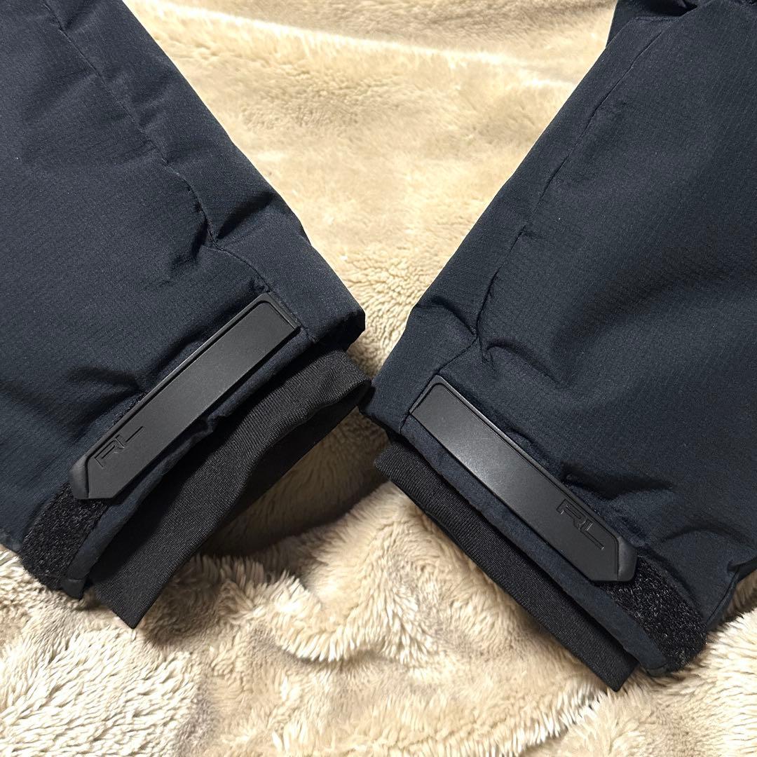 ポロラルフローレン ダウンジャケット ビッグポニー刺繍 黒ブラック メンズM