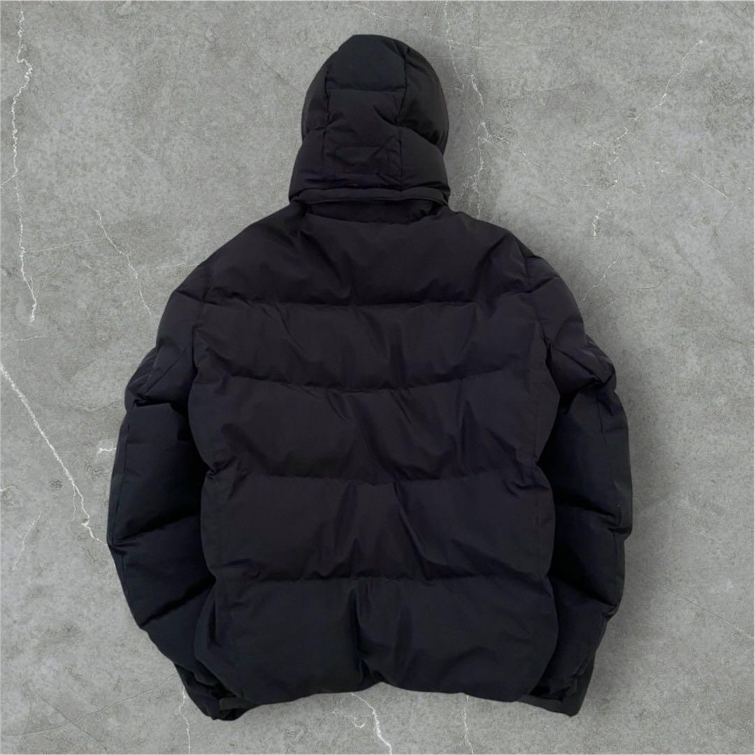 ポロラルフローレン ダウンジャケット ビッグポニー刺繍 黒ブラック メンズM