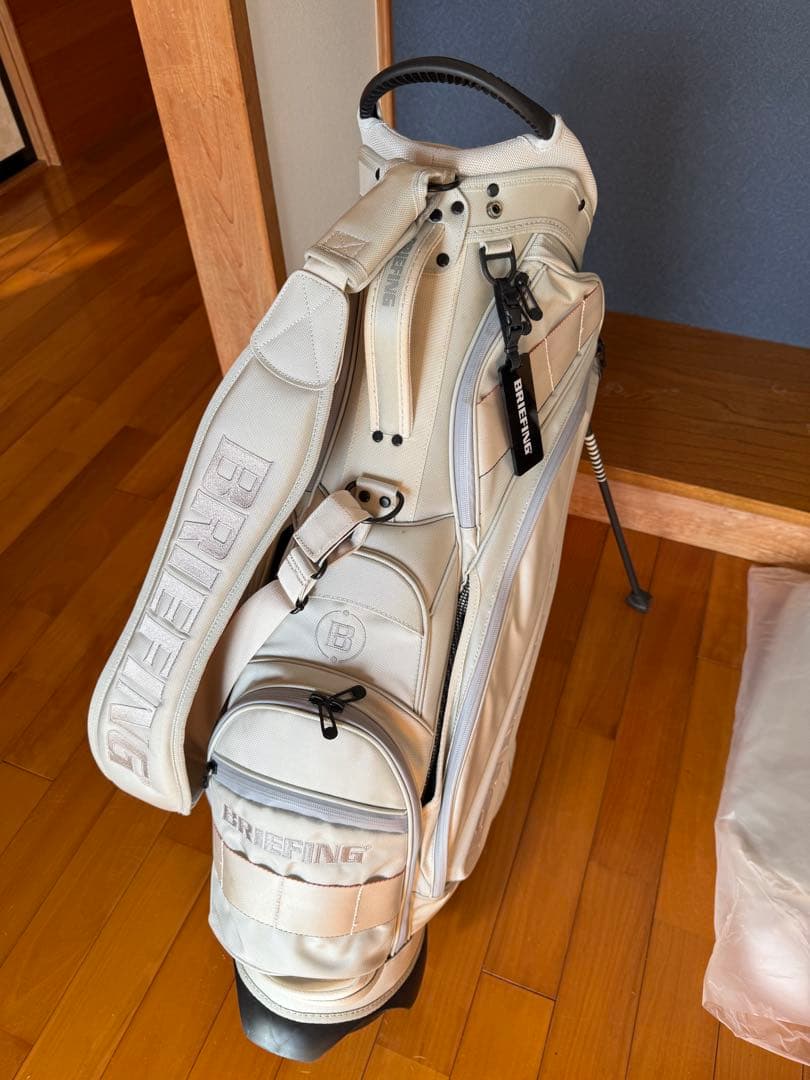 【最高級ライン】BRIEFING CR-10ブリーフィングキャディバッグシルバー