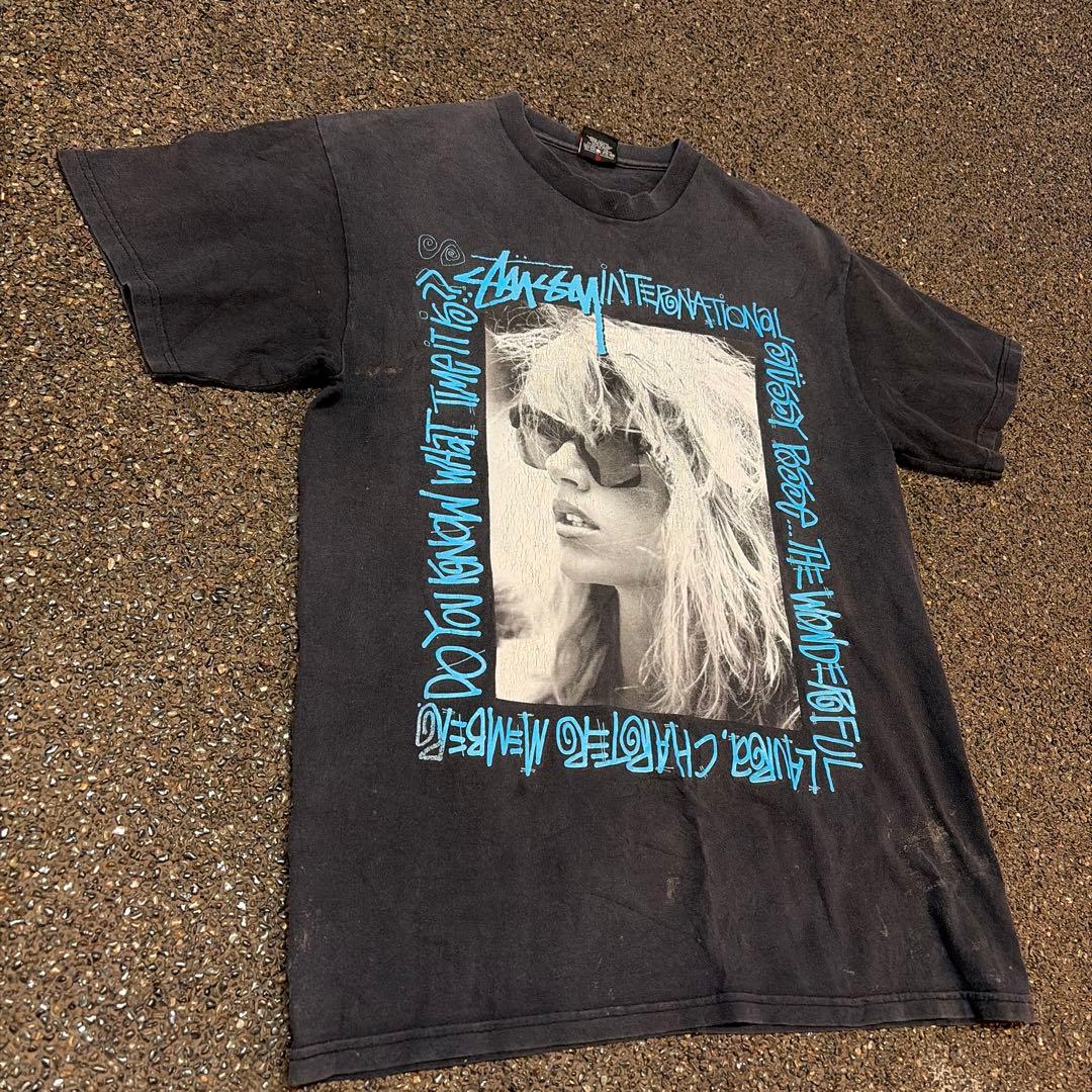 A*E様 Stussy \"Laura\" Tシャツ ブラック　Mexico